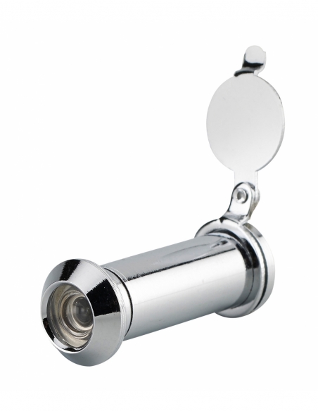 Judas 160°, porte légère, laiton chromé - THIRARD Judas de porte