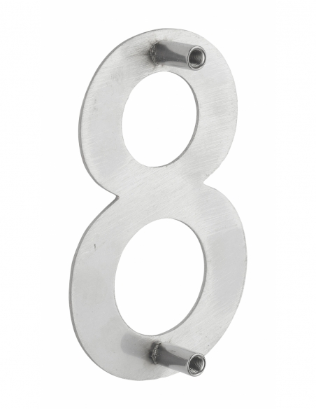 Chiffre 8 à visser, inox, H.100mm - THIRARD Chiffres à visser
