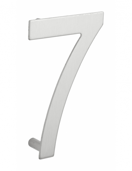 Chiffre 7 à visser, inox, H.100mm - THIRARD Chiffres à visser