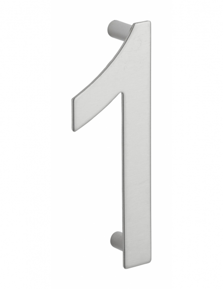 Chiffre 1 à visser, inox, H.100mm - THIRARD Chiffres à visser