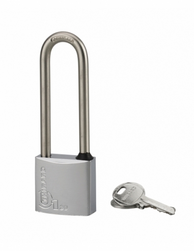 Cadenas à clé Type 1, laiton, extérieur, anse 1/2 inox, 35mm, 2 clés - THIRARD Cadenas à clé