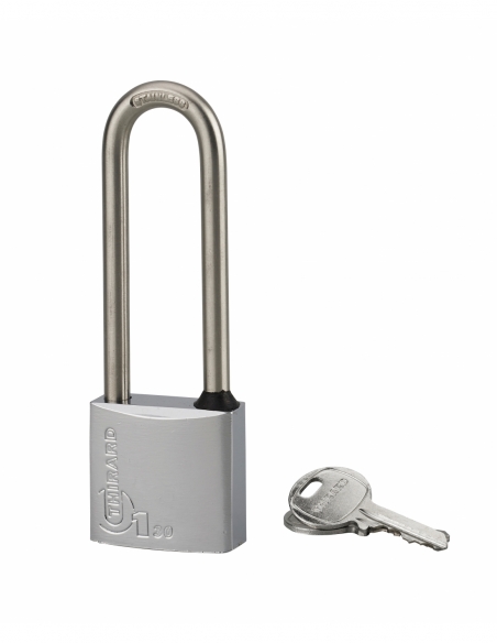 Cadenas à clé Type 1, laiton, extérieur, anse 1/2 inox, 35mm, 2 clés - THIRARD Cadenas à clé