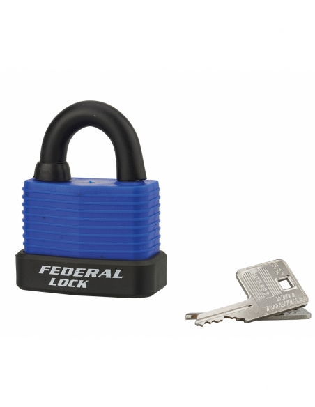 Cadenas Bumper à clé, acier, extérieur, 54mm, 2 clés - THIRARD Cadenas à clé