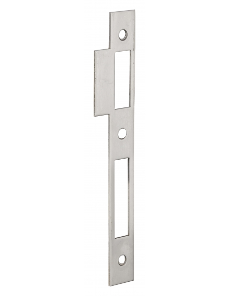 Boitier de serrure encastrable à cylindre pour porte d'entrée, axe 50mm, têtière 200x22mm laiton inox brossé - THIRARD Serrur...