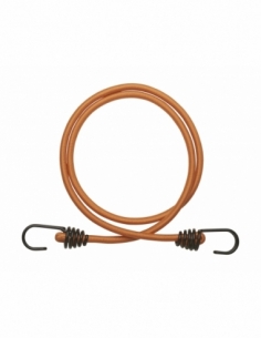 Lot de 2 tendeurs en caoutchouc à crochets, 8mmx1.2m, orange - THIRARD Tendeurs à crochet