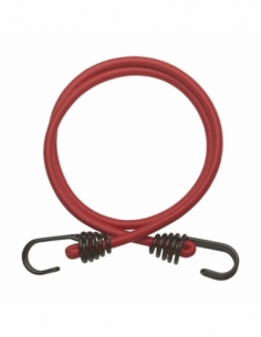 Lot de 2 tendeurs en caoutchouc à crochets, 8mmx1m, rouge - THIRARD Tendeurs à crochet