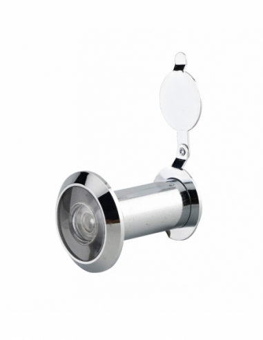 Judas 200°, laiton chromé - THIRARD Judas de porte