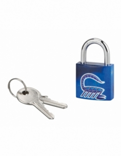 Cadenas à clé Scorpion, acier, intérieur, anse acier, 30mm, 3 clés - THIRARD Cadenas à clé