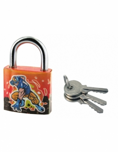 Cadenas à clé Extra Lock Explocom, acier, intérieur, anse acier, 30mm, 3 clés - THIRARD Cadenas à clé
