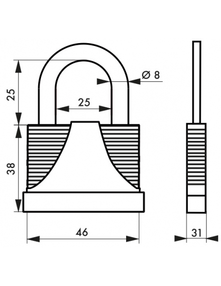 Cadenas à code Tank, intérieur, 4 chiffres, zingué, couleurs assorties - THIRARD Cadenas à combinaison