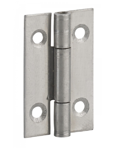 Charnière de porte de meuble / porte légère, 70x40mm, inox 309 - THIRARD Charnière de meuble