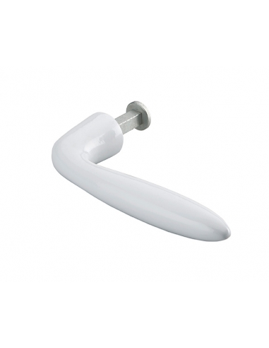Béquille Deauville pour porte, carré 7mm, blanc - THIRARD Béquille