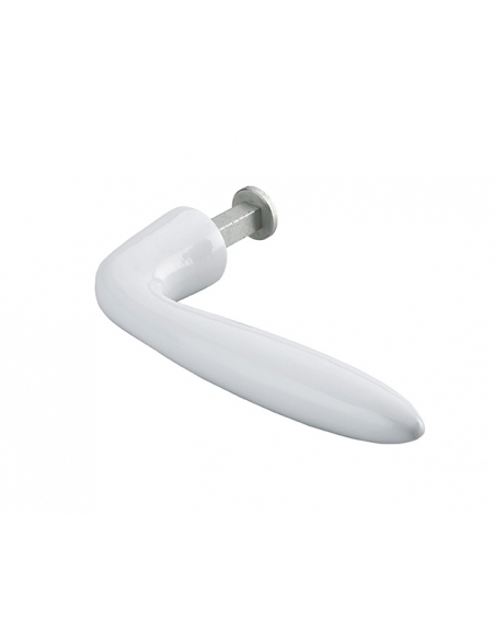 Béquille Deauville pour porte, carré 7mm, blanc - THIRARD Béquille