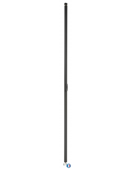 Crémone à béquille pour porte et fenêtre, 2 pts, hauteur 2300mm, noir - THIRARD Crémone de fenêtre