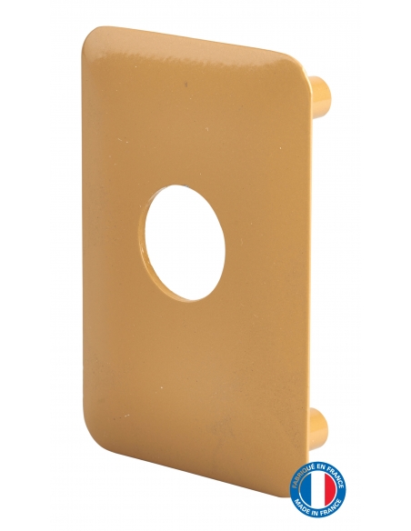 Plaque de renfort pour verrou Corvette, fixation par vis, epoxy bronze - THIRARD Plaque de renfort