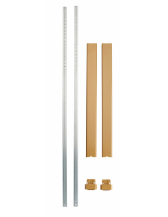Kit tringle plate, H. 3m, compatible Targa, or - THIRARD Serrure