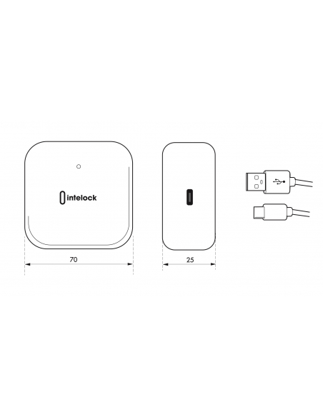 Passerelle Intelock WiFi et Bluetooth - INTELOCK Contrôle d'accès