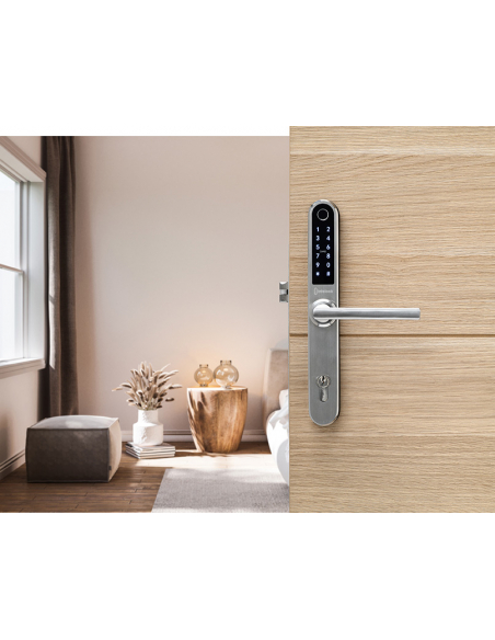 Poignée de porte Code-It Mul-T-Lock avec code électronique intégré