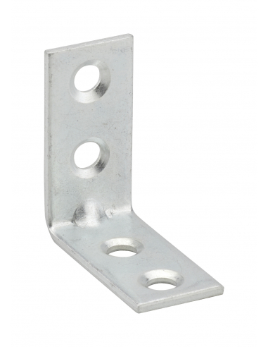 Equerre de renfort pour porte, 30x30x15mm, acier zingué - THIRARD Accessoires de fixation