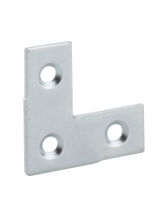 Equerre de fenêtre pour porte, 30x30x12,5mm, bouts carrés, acier zingué - THIRARD Equerre