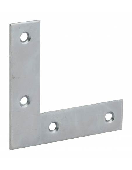 Equerre de fenêtre pour porte, 80x80x20mm, bouts carrés, acier zingué - THIRARD Accessoires de fixation