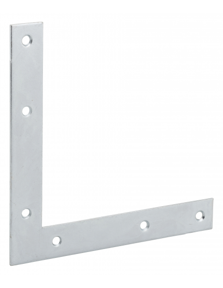 Equerre de fenêtre pour porte, 140x140x20mm, bouts carrés, acier zingué - THIRARD Accessoires de fixation