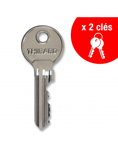 Cadenas à clé Marinox, inox, extérieur, anse protégée inox, 60mm, 2 clés - THIRARD Cadenas à clé