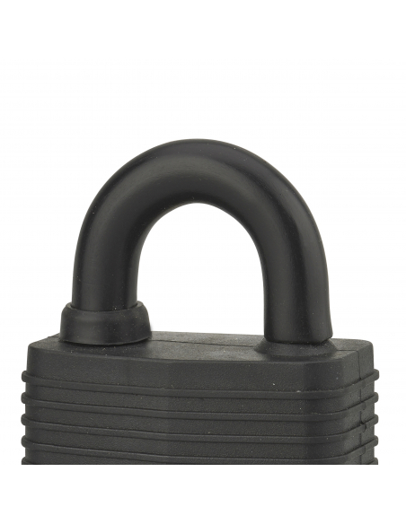 Cadenas à clé Slice, extérieur, 40mm, gainé PVC, 2 clés laiton nickelé - THIRARD Cadenas