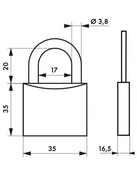 Cadenas Graffiti à combinaison, 3 chiffres, intérieur, anse acier, 35mm - THIRARD Cadenas digital