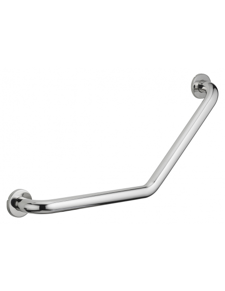 Barre de maintien coudée, inox 304, longueur 350mm, angle 135°, Ø32mm, finition inox poli - THIRARD Equipement