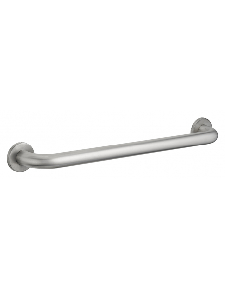 Barre droite de maintien, inox 304, longueur 550mm, Ø32mm, finition inox brossé - THIRARD Barre de maintien