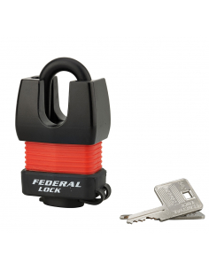 Cadenas à clé Docker UNIKEY (achetez-en plusieurs, ouvrez avec la même clé), 45mm, 2 clés - THIRARD Cadenas s'entrouvrant