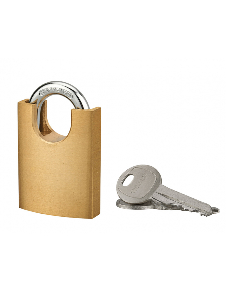 Cadenas à clé Shoulder UNIKEY (achetez-en plusieurs, ouvrez avec la même clé), 40mm, 2 clés - THIRARD Cadenas s'entrouvrant