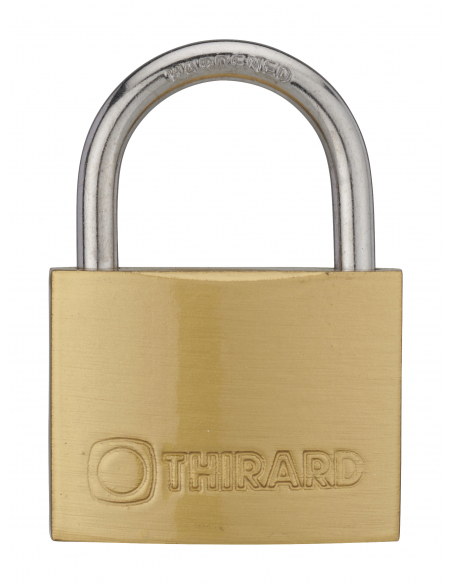 Cadenas à clé Type 1 UNIKEY (achetez-en plusieurs, ouvrez avec la même clé), 45mm, 2 clés - THIRARD Cadenas s'entrouvrant