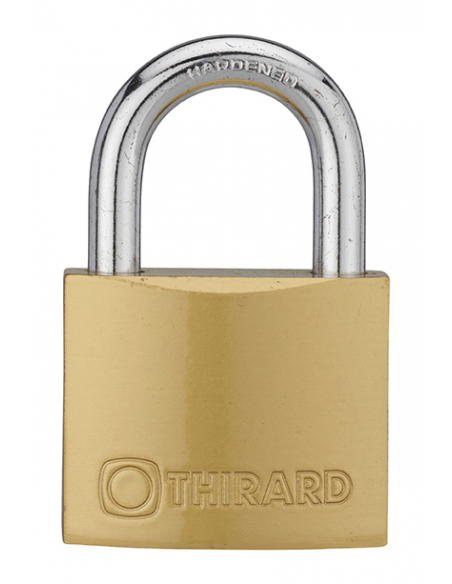 Cadenas à clé Type 1 UNIKEY (achetez-en plusieurs, ouvrez avec la même clé), 50mm, 2 clés - THIRARD Cadenas s'entrouvrant