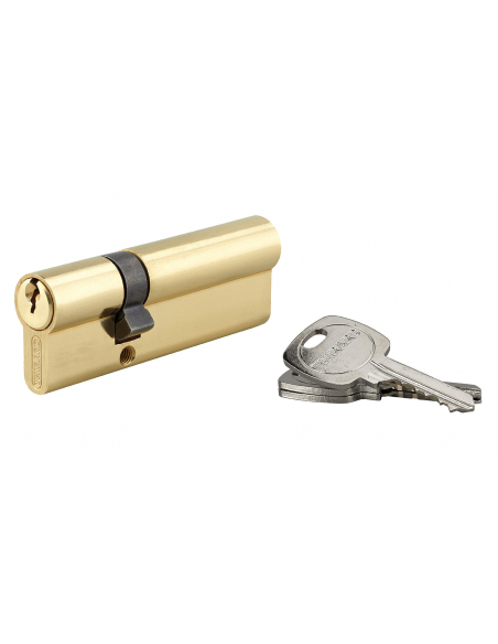 Cylindre de serrure double entrée STD UNIKEY (achetez-en plusieurs, ouvrez avec la même clé), 30x60mm, 3 clés, laiton - THIRA...