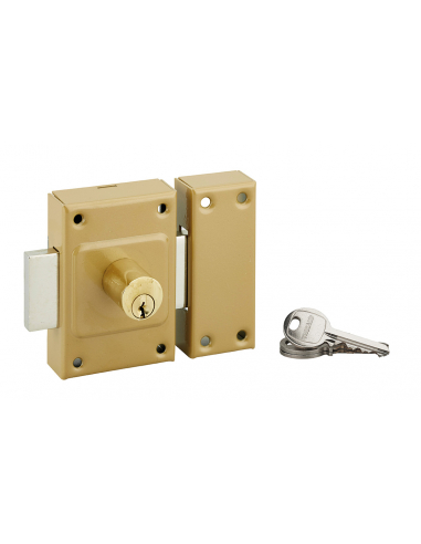 Verrou double entrée Concorde UNIKEY (achetez-en plusieurs, ouvrez avec la même clé), cylindre 40mm, 3 clés - THIRARD Verrous...