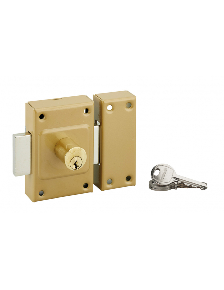 Verrou double entrée Concorde UNIKEY (achetez-en plusieurs, ouvrez avec la même clé), cylindre 40mm, 3 clés - THIRARD Verrous...