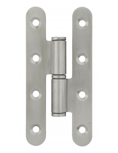 Paumelle de Paris porte d'entrée / d'intérieur, 110x55x2.5mm, inox, droite - THIRARD Paumelle de porte d'entrée