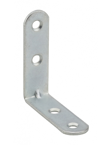 Equerre de chaise pour porte, 50x50x15mm, acier zingué - THIRARD Accessoires de fixation