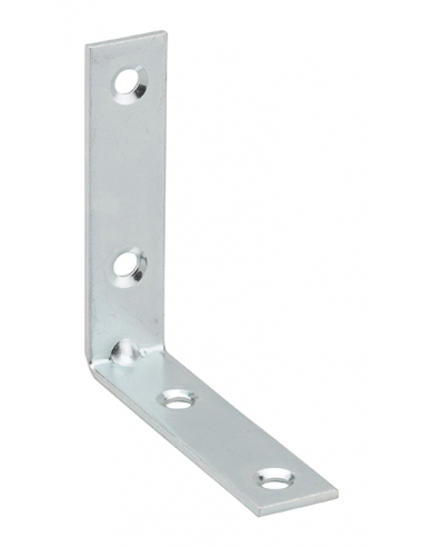 Equerre de renfort pour porte, 60x60x15mm, acier zingué - THIRARD Accessoires de fixation