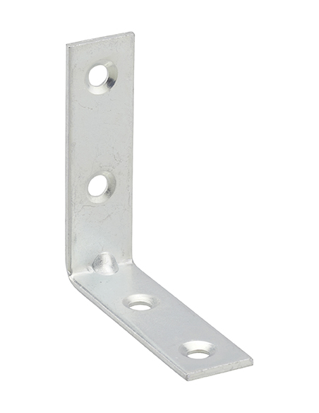 Equerre de renfort pour porte, 50x50x15mm, acier zingué - THIRARD Accessoires de fixation