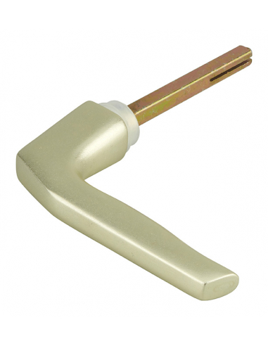 1/2 paire de béquilles pour porte, carré 7mm, couleur champagne - THIRARD Béquille