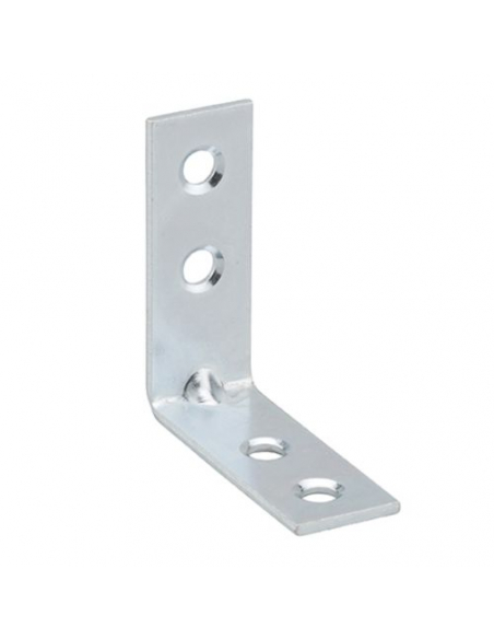 Equerre de renfort pour porte, 40x40x15mm, acier zingué - THIRARD Equerre