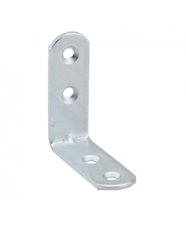 Equerre de chaise pour porte, 40x40x15mm, acier zingué - THIRARD Equerre