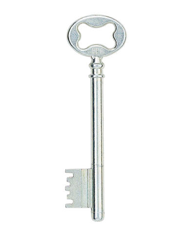 Clé n°3F 4 gorges pour serrure en applique horizontale - THIRARD Clé pour serrure en applique