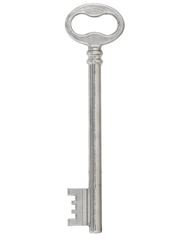 Clé n°232 6 gorges pour serrure en applique - THIRARD Clé pour serrure en applique