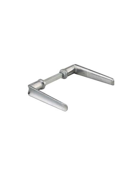 Paire de béquille pour porte d'entrée, carré 7mm, acier - THIRARD Béquille