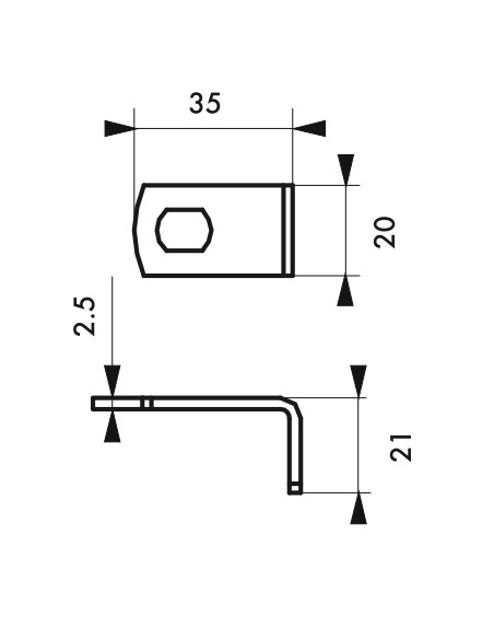 Came plate batteuse acier n°5 - THIRARD Accessoires de fixation