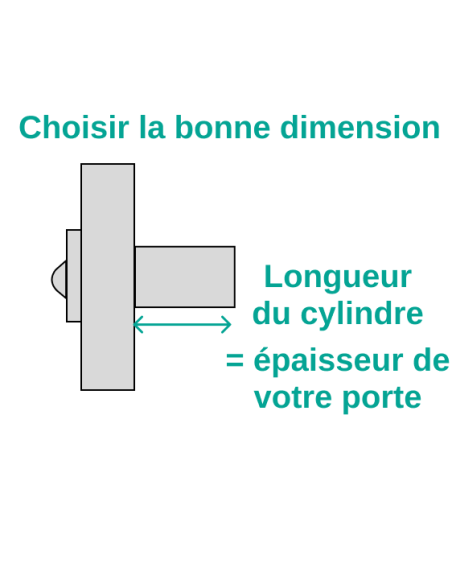 Verrou à bouton Etendard pour porte d'entrée, cylindre 40mm, acier, 3 clés, époxy bronze - THIRARD Verrou de porte